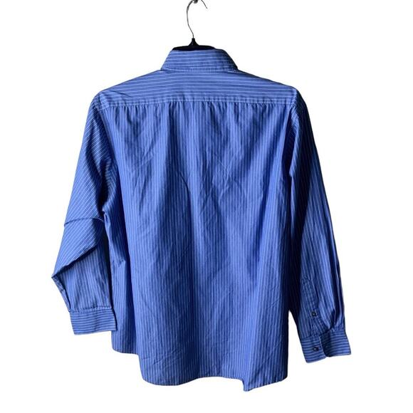 Van Heusen Originals Button Down Shirts Men Size 17/17.5 Pinstripe Casual Formal - Picture 4 of 7